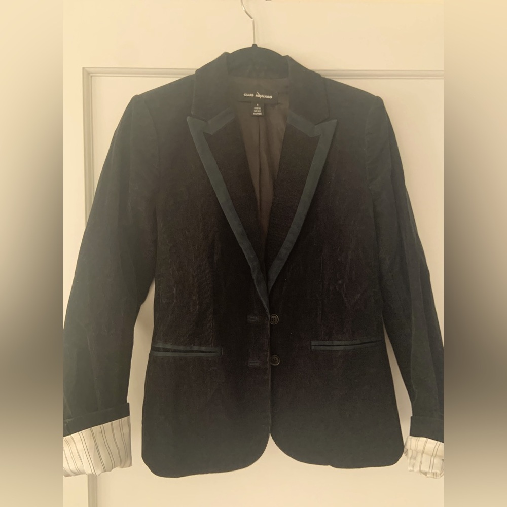 Club Monaco corduroy tuxedo blazer